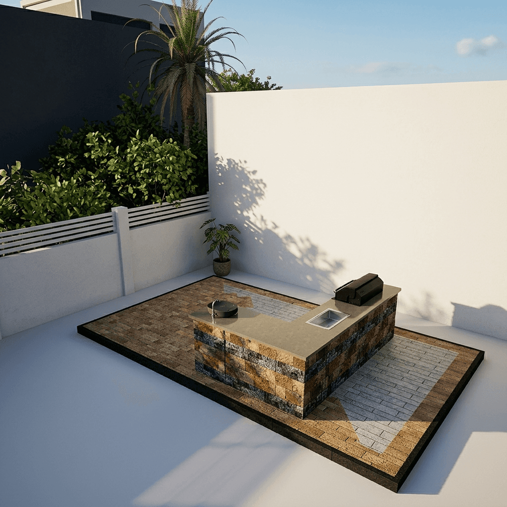 Outdoor Kitchen 4009 - 7.00 x 4.16 m